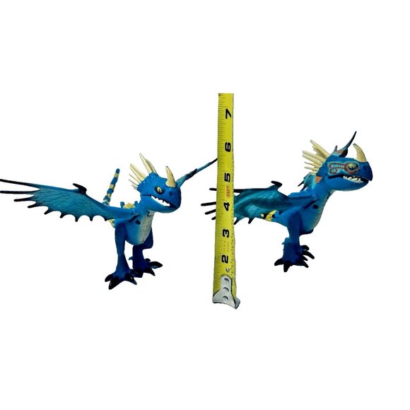 How To Train Your Dragon Defenders of Berk Stormfly Toy Figure Light Up Lot of 2 - Picture 13 of 13